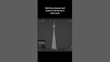 Rigged Robotic arm in Blender in 1 minute #shorts