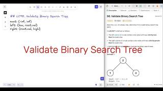 Validate Binary Search Tree - Leetcode 98 - Python