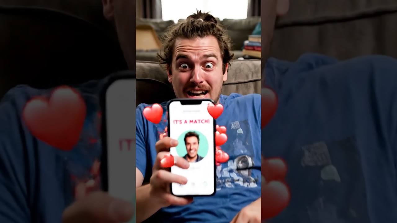 Dating App Fail | Guy Matches With Himself 🤦‍♂️ | Funny Skit | Easy Loop