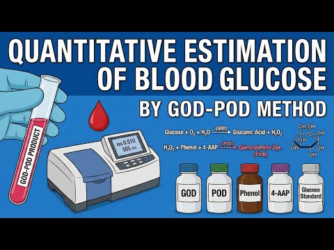 Video Quantitative estimation of blood glucose by GOD POD method - youtube