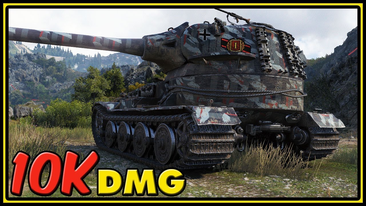 Vk 72 01 K 10k Damage World Of Tanks 1 0 Gameplay Youtube