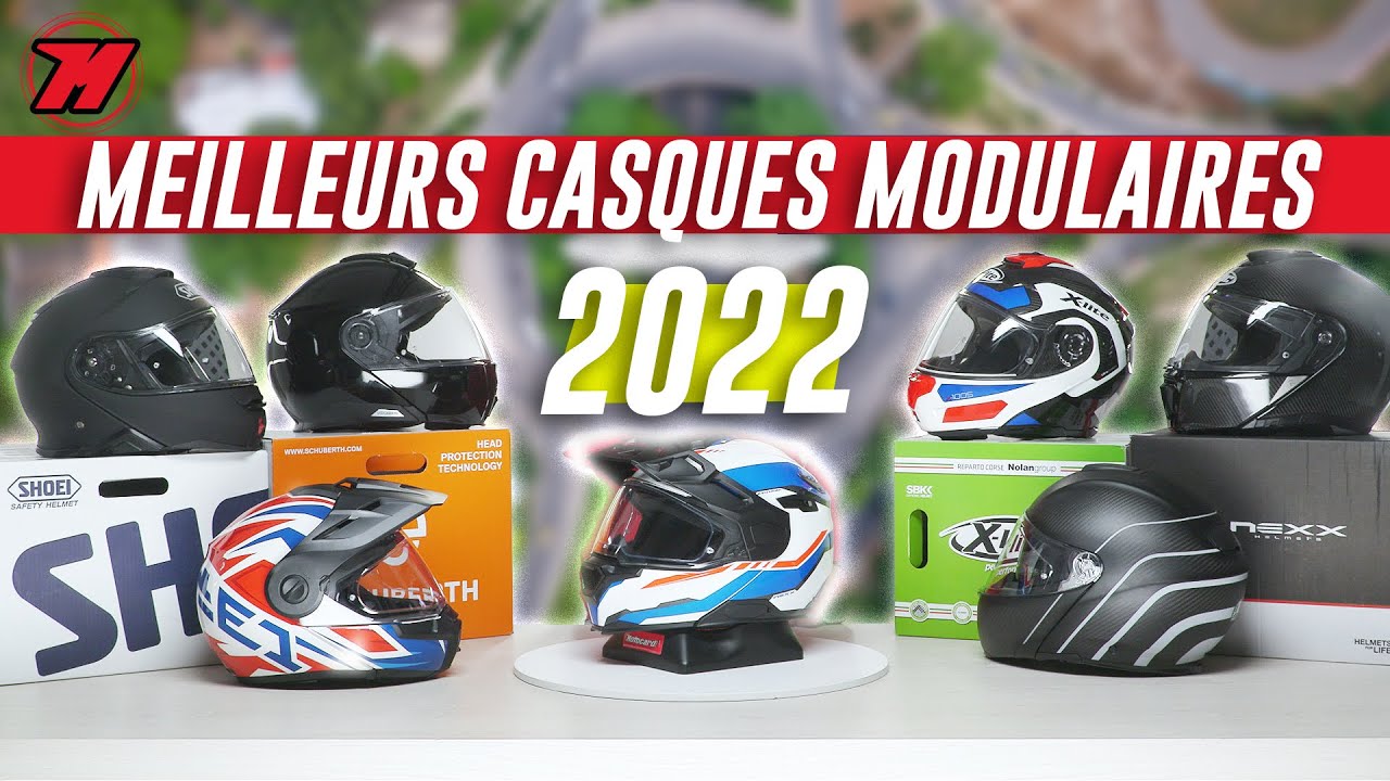 TOP casques modulables de l'annee 2022 😍🏍️ Quels sont les meilleurs -  YouTube