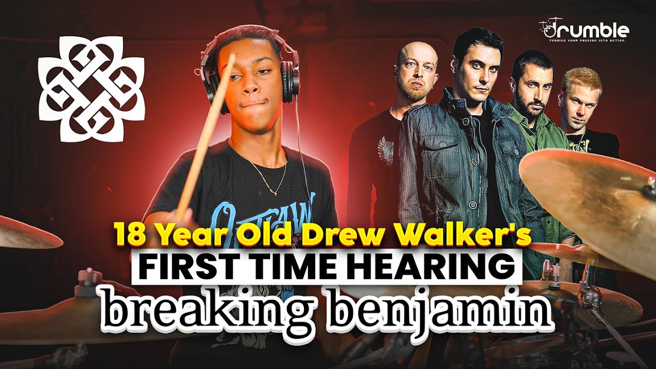 18-летний барабанщик, исполняющий госпел, впервые услышал BREAKING BENJAMIN.
