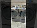 LG front load washer and gas dryer black steel SOLD!