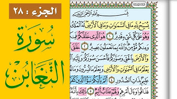 سورة التغابن || احفظها بسهولة مع القارئ ياسر سلامة (مصحف الحفظ الميسر) Surah At Taghabun