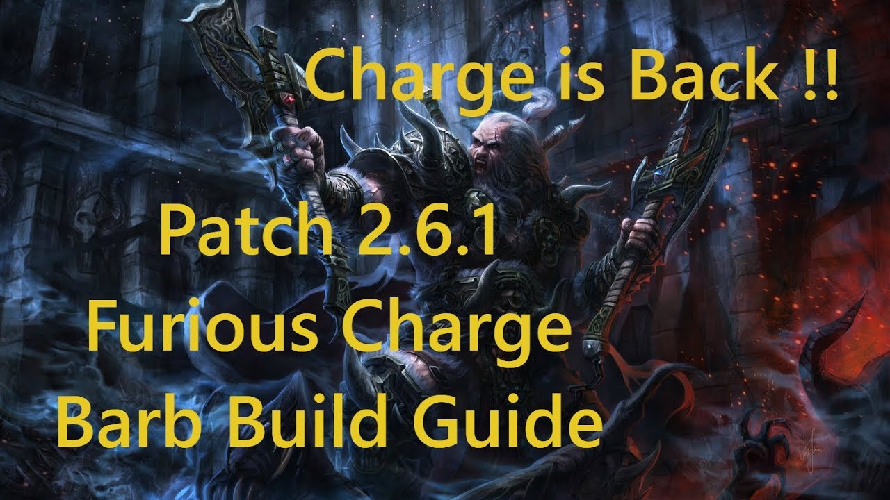 Furious Charge Barb Build Guide (GR 115+) - [Diablo 3 Patch 2.6.1]