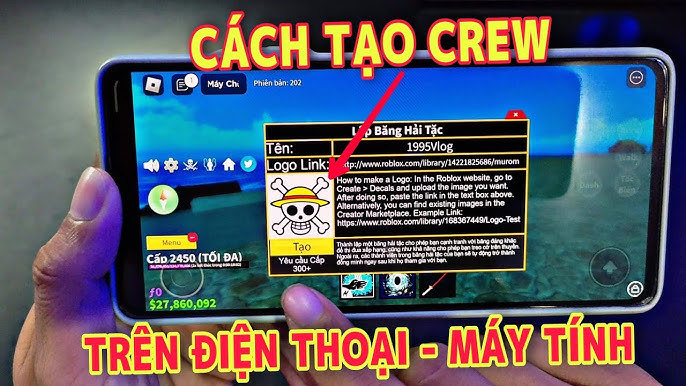 Link Ảnh Crew Blox Fruit + Link Avatar Tạo Logo Đẹp (2023)