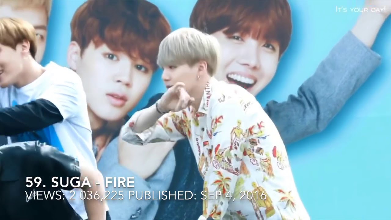 The 100 Most Viewed BTS Fancams YouTube