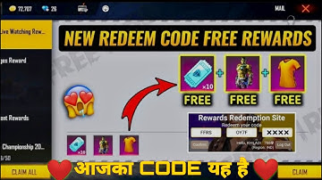 FF REDEEM CODE | FF NEW REDEEM CODE TODAY | RAMPAGE PARTY REDEEM CODE | DAIMOND ROYAL VOUCHER CODE
