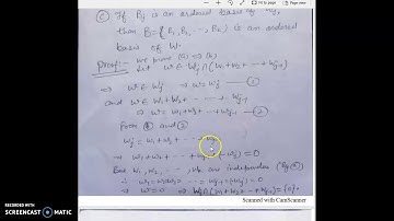 Direct Sum Decomposition