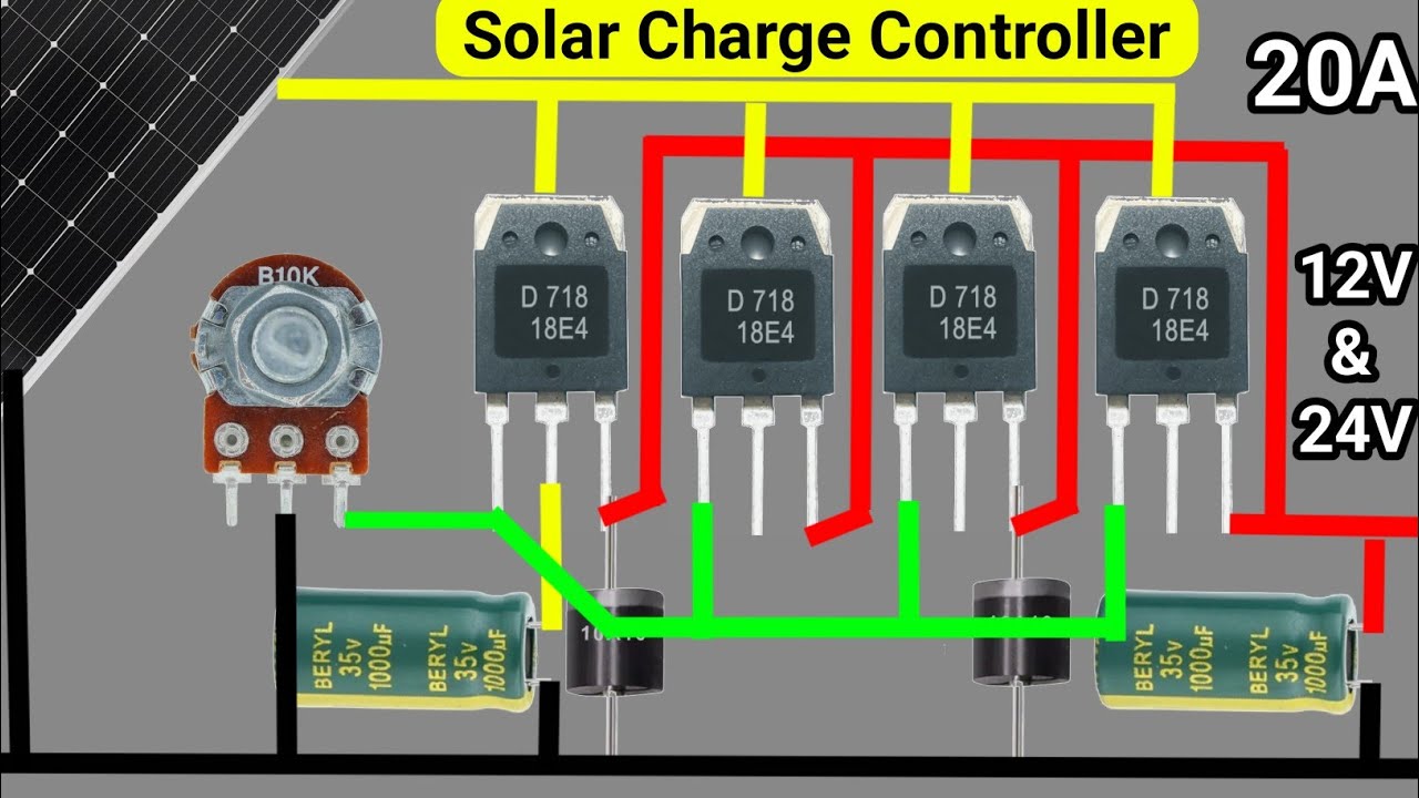 Diy Solar Charge Controller Circuit Build Your Own MPPT Solar Charge