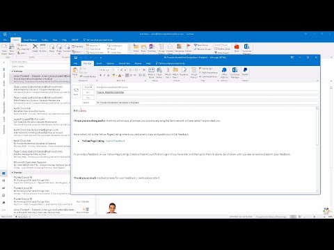 Creating an E-mail Template inside Outlook Desktop Application