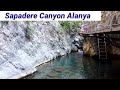 Sapadere Canyon / Ausflug Alanya / Wasserfall
