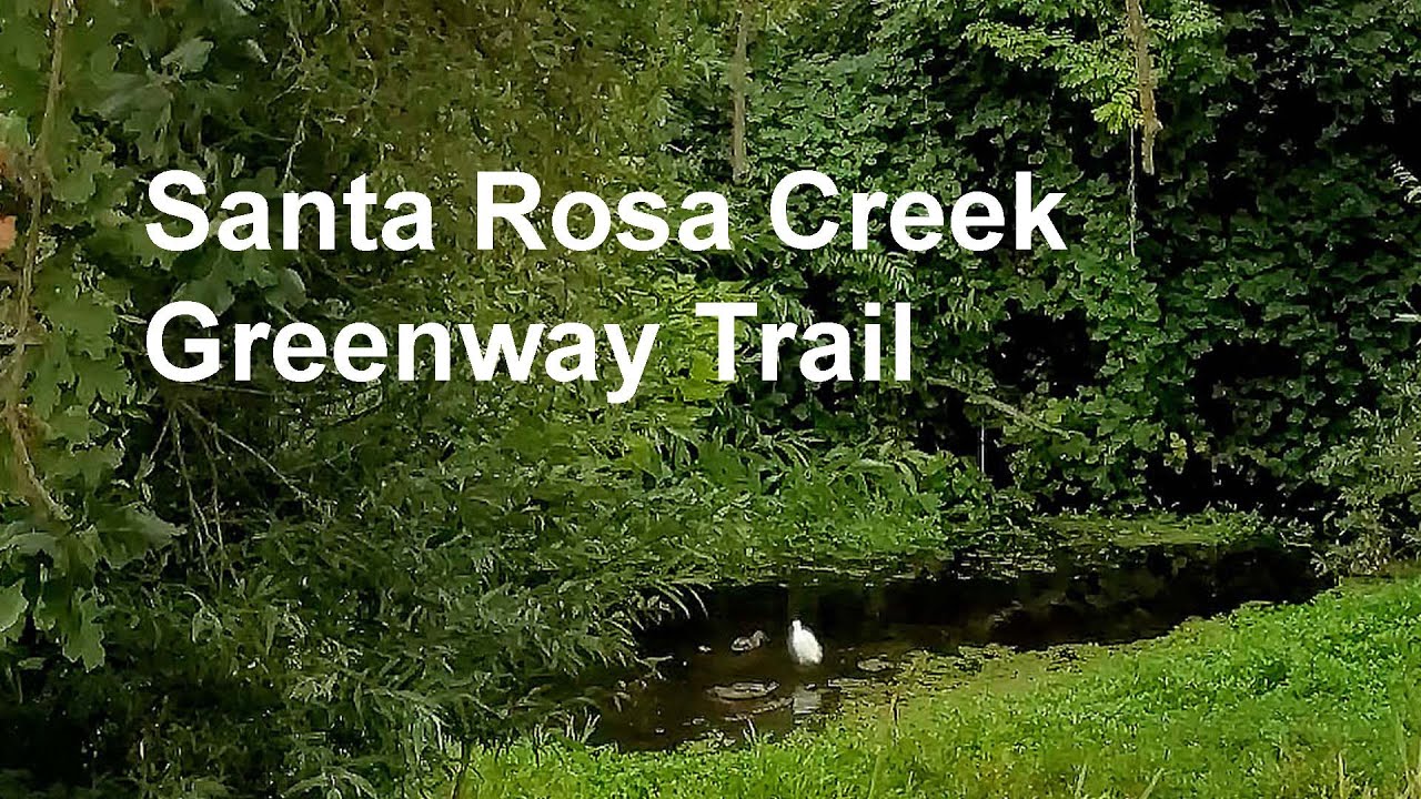 Santa Rosa Creek Greenway Trail in Santa Rosa, CA Fulton Rd to