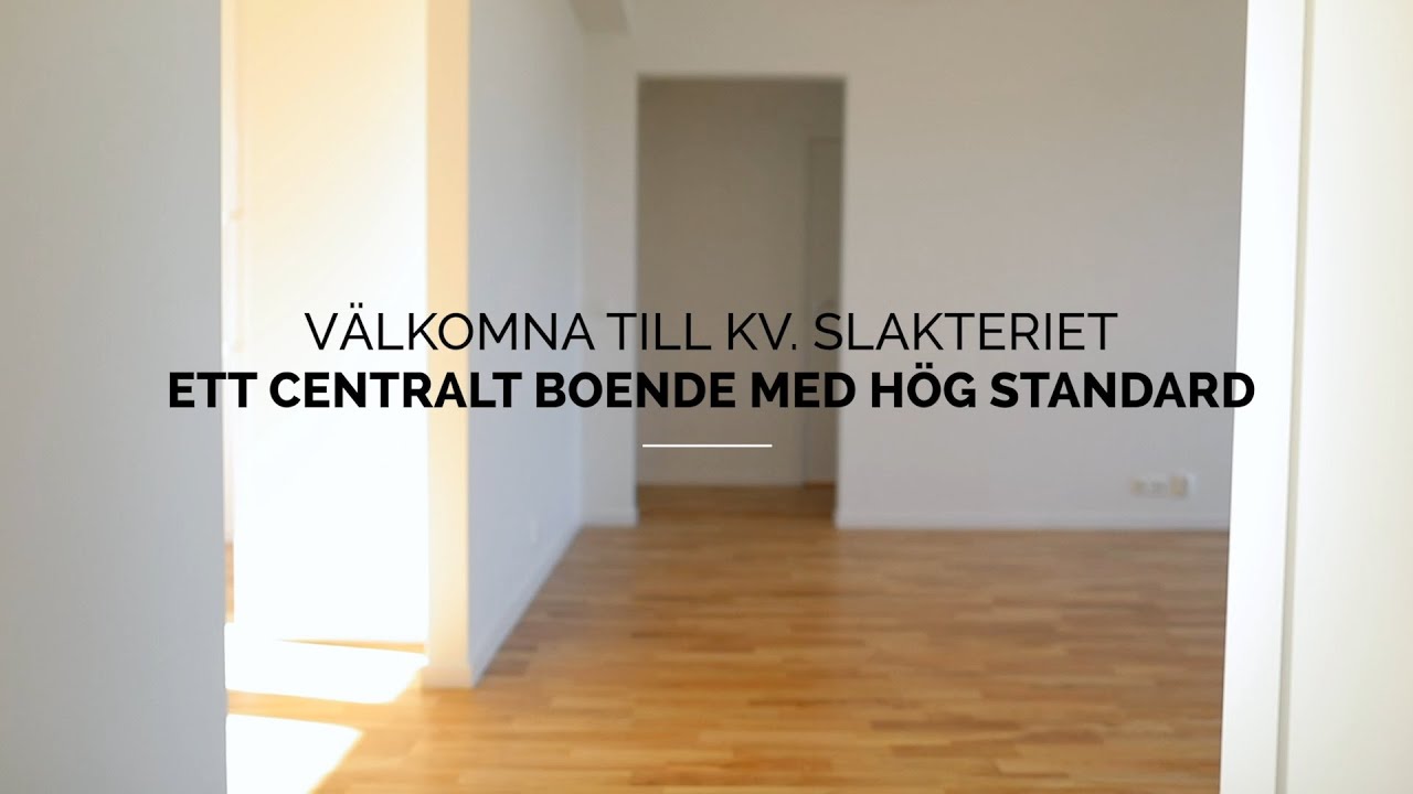 TITTA IN I VÅR VISNINGSLÄGENHET PÅ KVARTERET SLAKTERIET