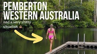 You wont believe how GROSS this was! Exploring PEMBERTON, Western Australia!