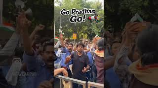 Go Pradhan Go! #cockroachjantaparty #studentvoice #cjpprotest #delhinews #highlights #shareforshare