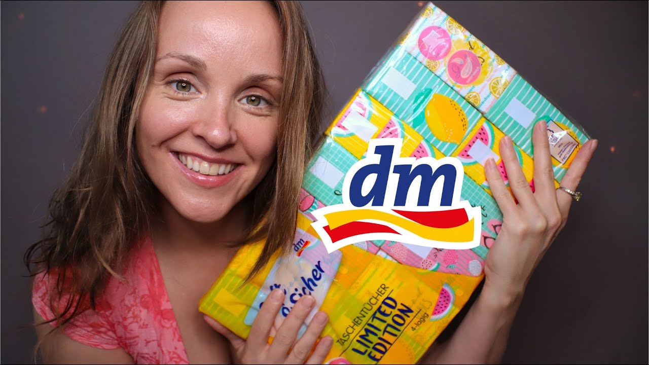 ASMR SANFTER DM HAUL 💛❤️💙 LEBENSMITTEL, HAUSHALTSMITTEL, TASCHENTÜCHER 🫧 SANFT GESPROCHEN