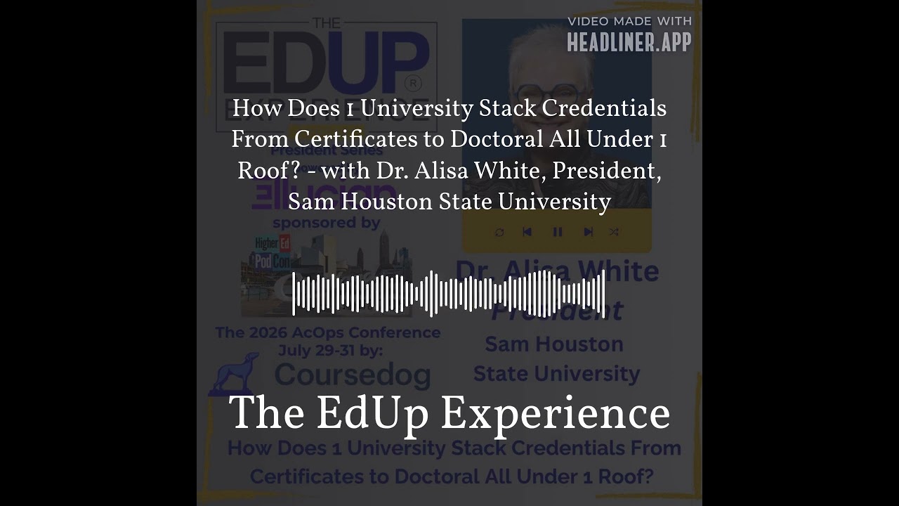 How Does 1 University Stack Credentials From Certificates to Doctoral All Under 1 Roof? - with... How Does 1 University Stack Credentials From Certificates to Doctoral All Under 1 Roof? - with...