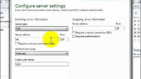 How to set up a POP3 account in Windows Live Mail