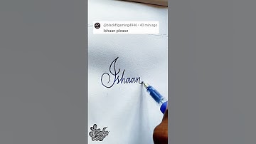 stylish name | Ishaan | sk cursive art | how to make a stylish name | stylish signature