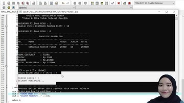 PROGRAM C++ PEMESANAN MINUMAN di Coffee Shop - UAS PEMROGRAMAN TERSTRUKTUR