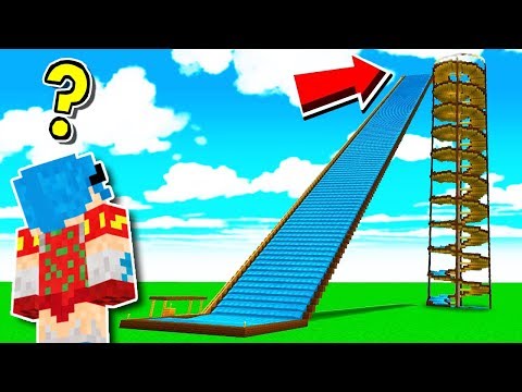 el-mejor-escondite-en-el-tobogÁn-de-agua-mÁs-grande-del-mundo-💧😱-el-parque-acuÁtico-de-minecraft