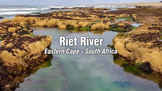 The Pristine Riet River Coastal Area Near Port Alfred in the Eastern Cape of South Africa