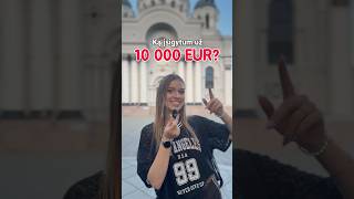 Idėjos tau, jei kartais nesugalvotum, ką nuveikti laimėjus 10 000 Eur. 🤑 #pildyk #knyguolis​