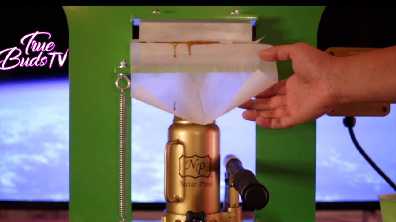 Using Nectar Press Rosin Press To Press Flower | Learning How To Use Rosin Press Ep.2