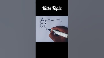 How to draw a Cow easy step by step.