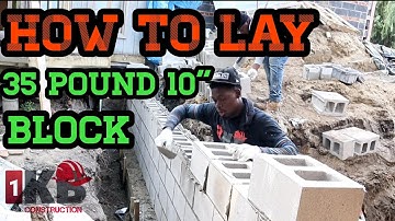 How To Lay Block Fast And Easy!