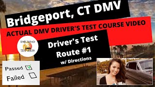 *ACTUAL DRIVER'S TEST* Bridgeport CT DMV Behind the Wheel Drivers License Training Adult Education
