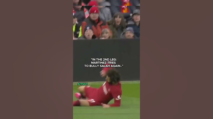 Salah Revenge on Martinez#shorts