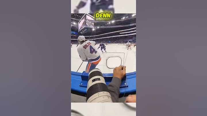 Dieser Kameramann hat den gefährlichsten Job im Eishockey