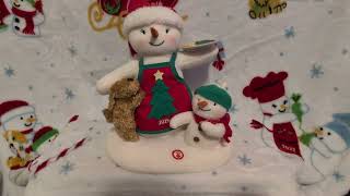 2015 Hallmark Snowman "Time For Cookies"