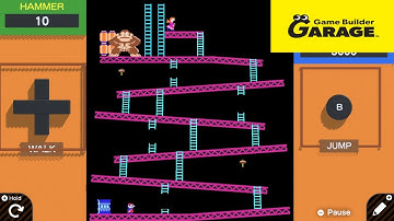 Donkey Kong Arcade Recreated in Game Builder Garage
