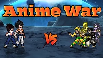 Gogeta (all form) & Vegito (all form) VS Dio K1 (New) & Jotaro K1 (V2) in Jump Force Mugen