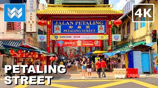 [4K] Petaling Street Market in Chinatown Kuala Lumpur, Malaysia 🇲🇾 2023 Walking Tour Vlog & Guide