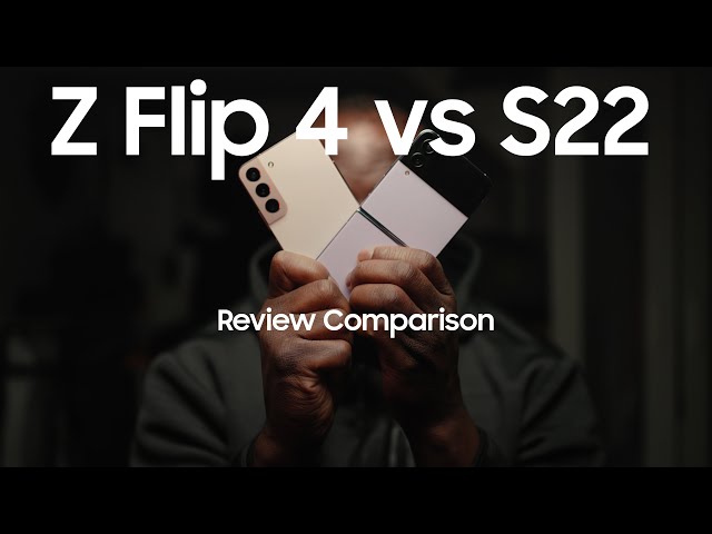 Samsung Galaxy Z Flip 4 vs S22 Review - FLIPPING EASY?! - YouTube