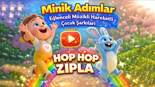 Minik Adımlar | Eğlenceli Müzikli Hareketli Çocuk Şarkıları 2026 | Hop Hop Hop Zıpla !