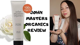 JOHN MASTERS ORGANICS REVIEW | Rose & Apricot Mask | Honey Hibiscus Repair Mask