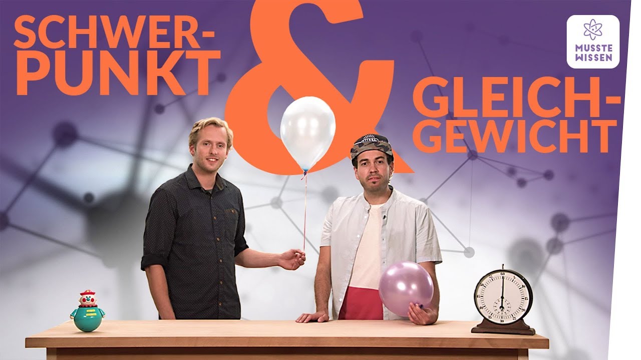 Schwerpunkt I Gleichgewicht I Massenmittelpunkt I musstewissen Physik - YouTube