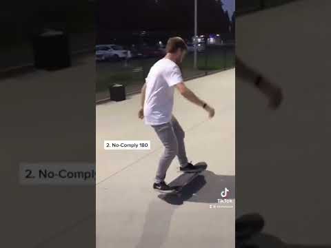 Олли 180 скейт