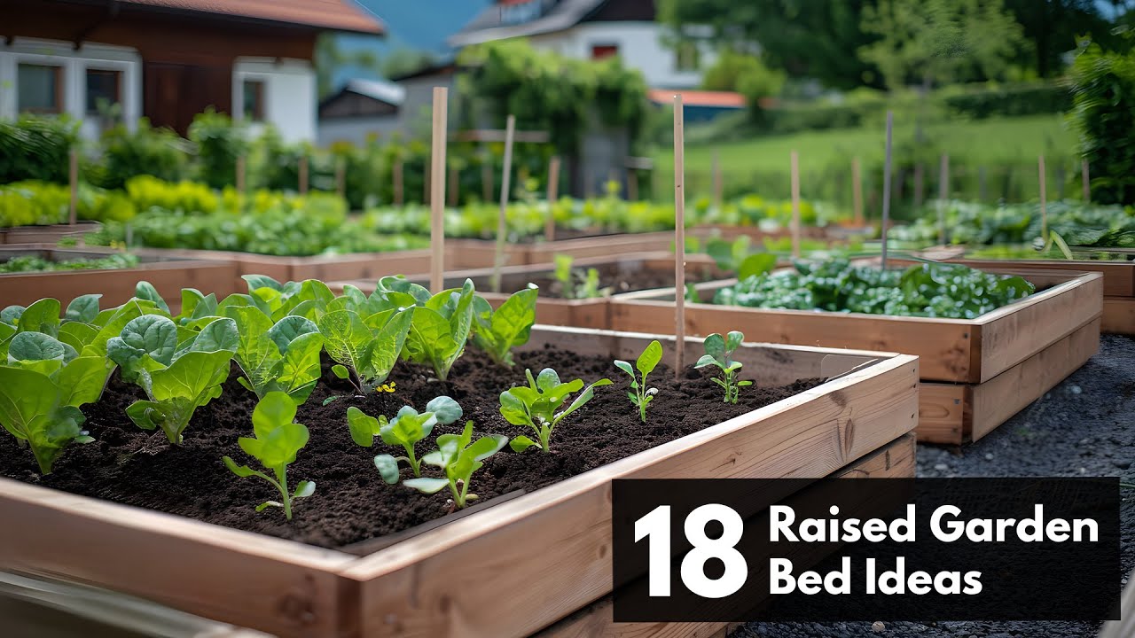 18 Raised Garden Bed Ideas for Your Backyard - YouTube