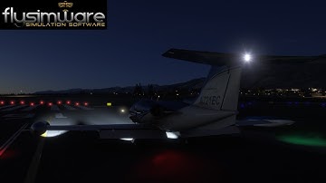 LEARJET35A WILD DUSK PATTERN WITH AMAZING LIGHTING AND SOUNDS IN FS2024