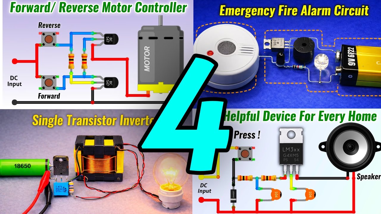 Top 4 Electronics Projects with Basic Components (2026)