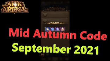 AFK Arena | Redeem Code | Mid Autumn | September 2021 | Trinh Nguyen