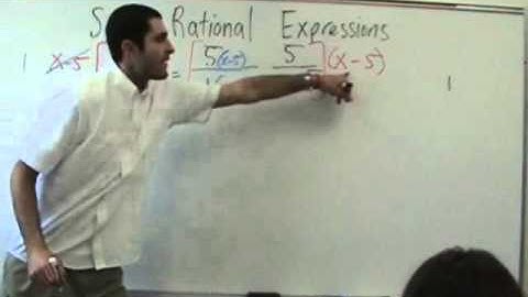 Algebra 2 - Solving Rational Equations