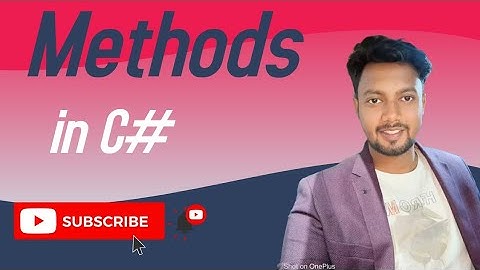 Methods in C#: A Comprehensive Guide #csharp  #techyatra